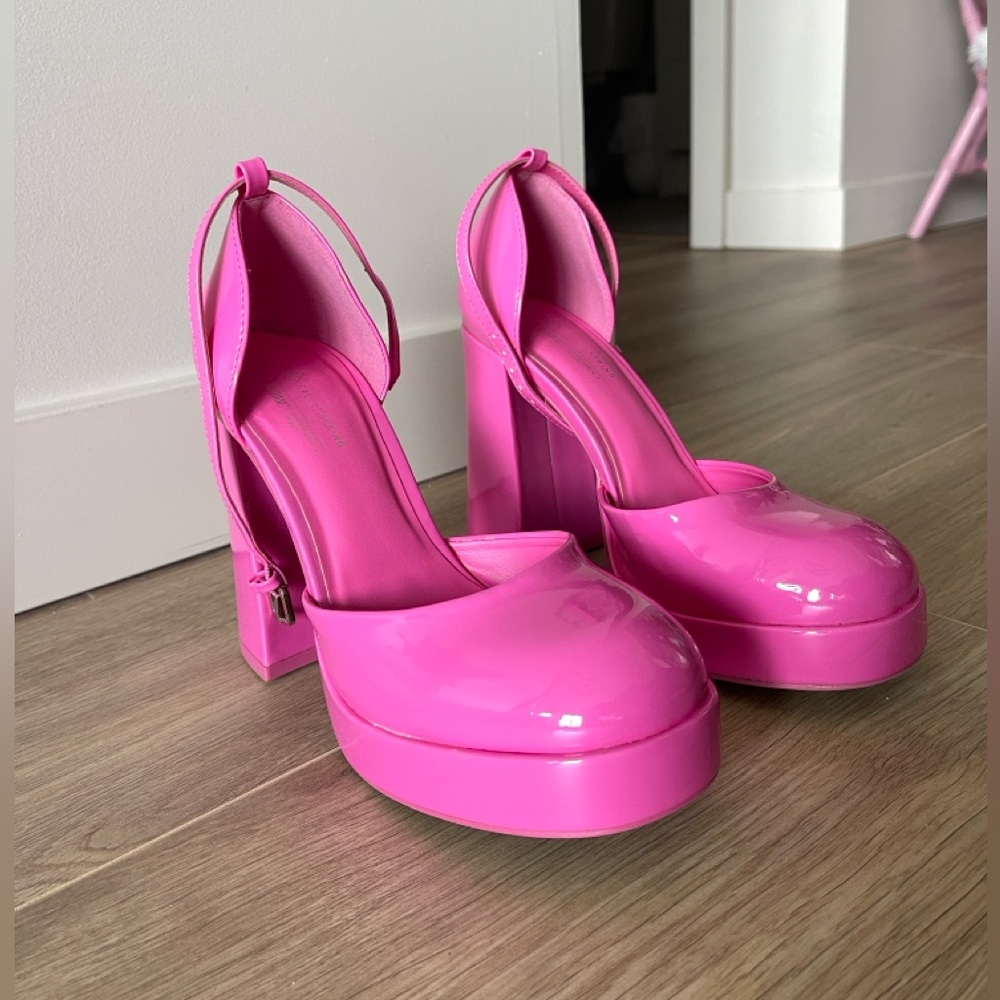 Call It Spring Bright Pink Heels